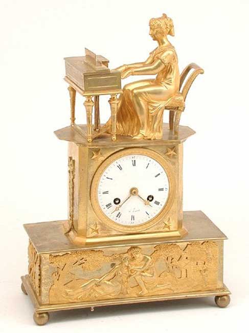 French Empire Musical Clock