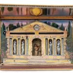 A RARE GOLD, ENAMEL AND PEARL SNUFF BOX WITH 'TEMPLE' AUTOMATON, MUSIC, WATCH AND VINAIGRETTE, SENÉ & NEISSER, GENEVA, 1807/1808